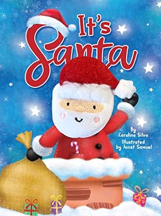 Little Hippo Books | It's Santa Holiday Finger Puppet Book