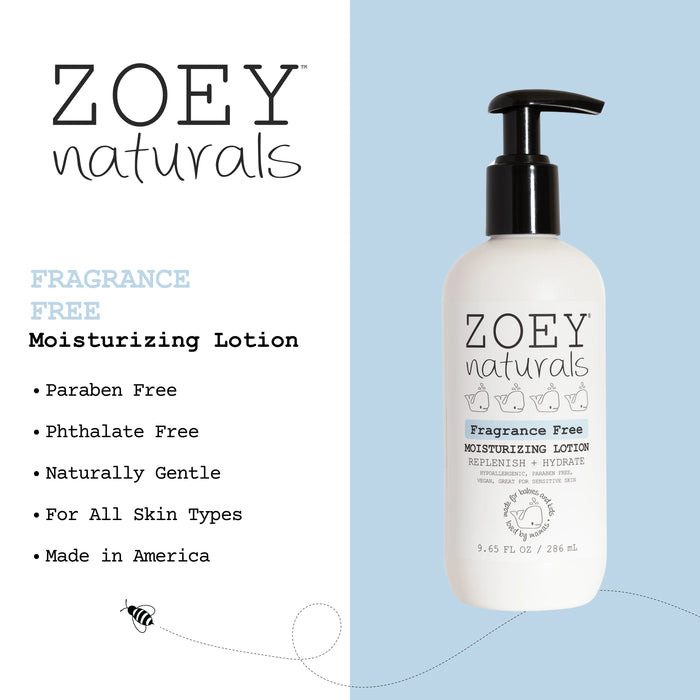 Zoey Naturals | Moisturizing Lotion | Fragrance Free