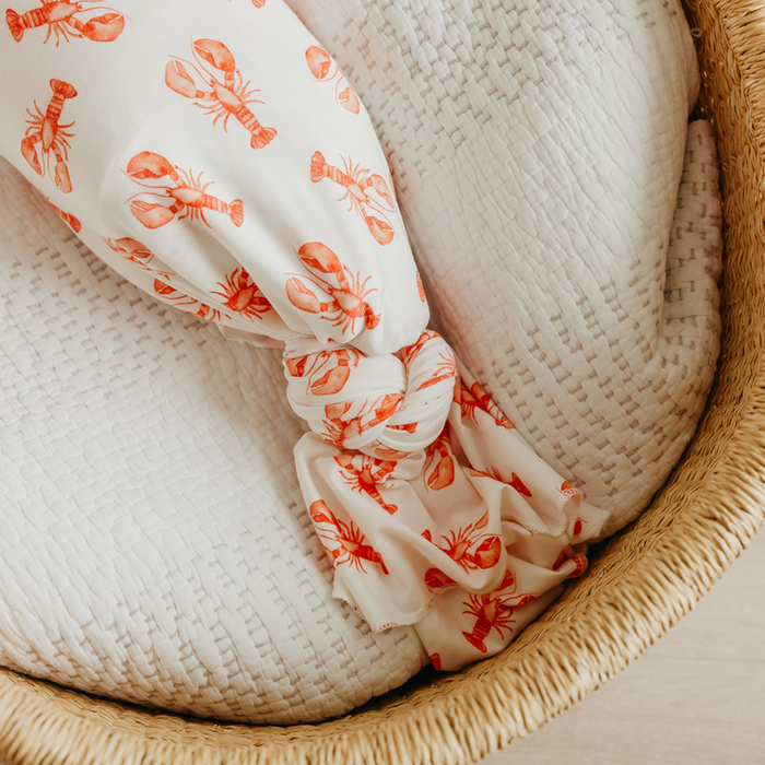 Copper Pearl | Knit Swaddle Blanket | Maine