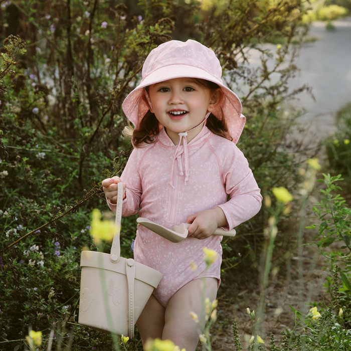 Jan & Jul | Cotton Floppy Sun Hat | Pink Prairie