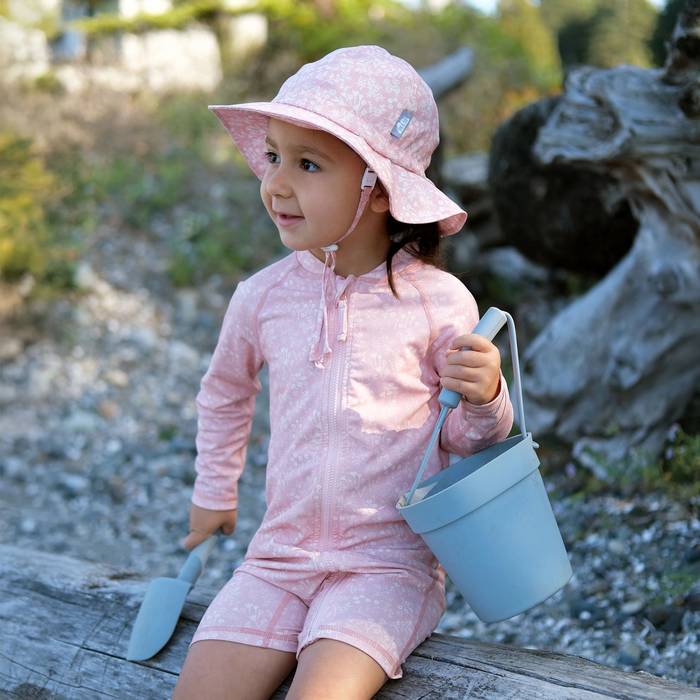 Jan & Jul | Cotton Floppy Sun Hat | Pink Prairie