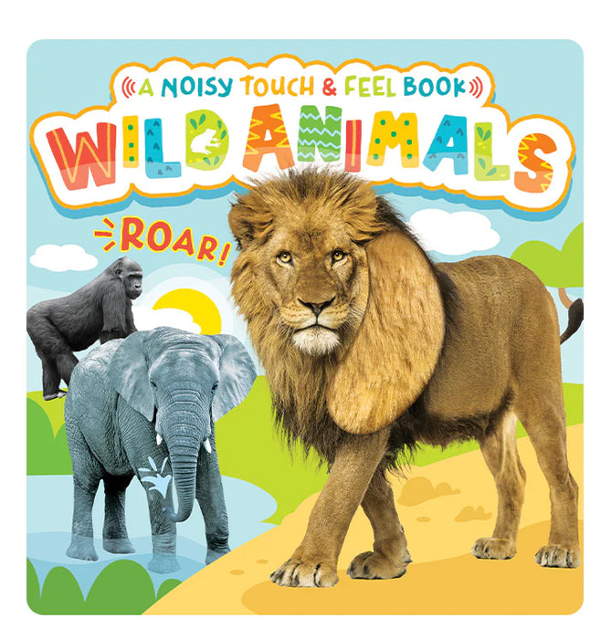 Little Hippo Books | Wild Animals Noise, Touch & Feel
