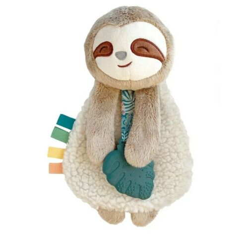Itzy Ritzy Plush with Teether | Sloth