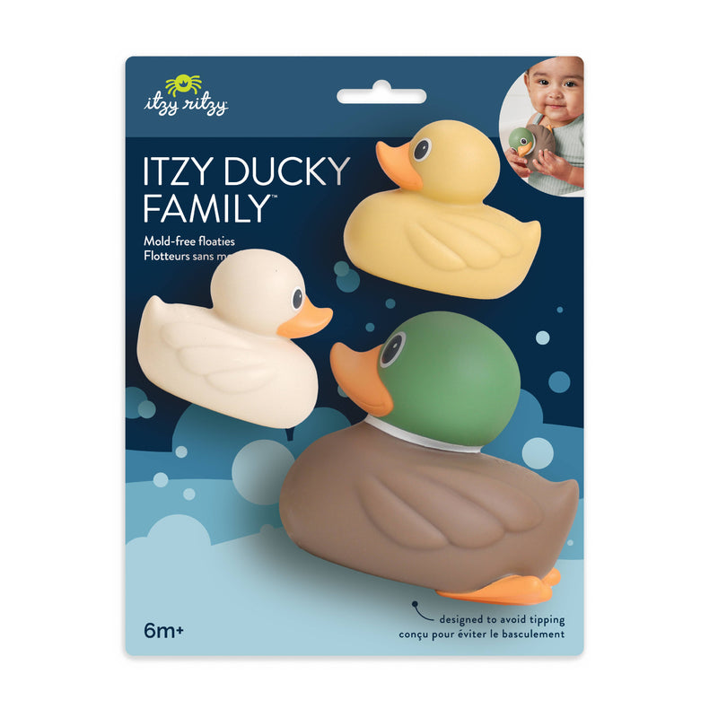 Itzy Ritzy | Itzy Ducky Family™ Bath + Water Table Toys | Mallard Family