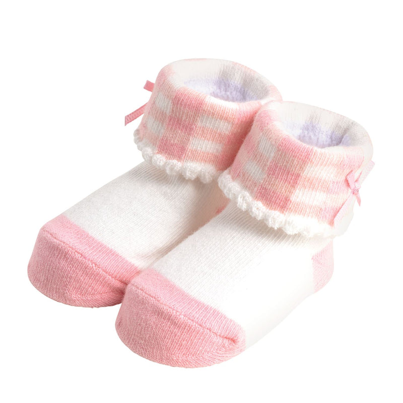 Mud Pie | Foldover Socks | Bow Pointelle