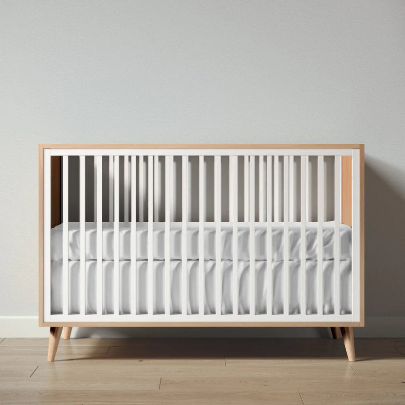 Romina New York l Classic Baby Crib l Solid Wood Nursery Crib