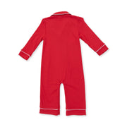 Back of the Angel Dear Ribbon Red coat style romper