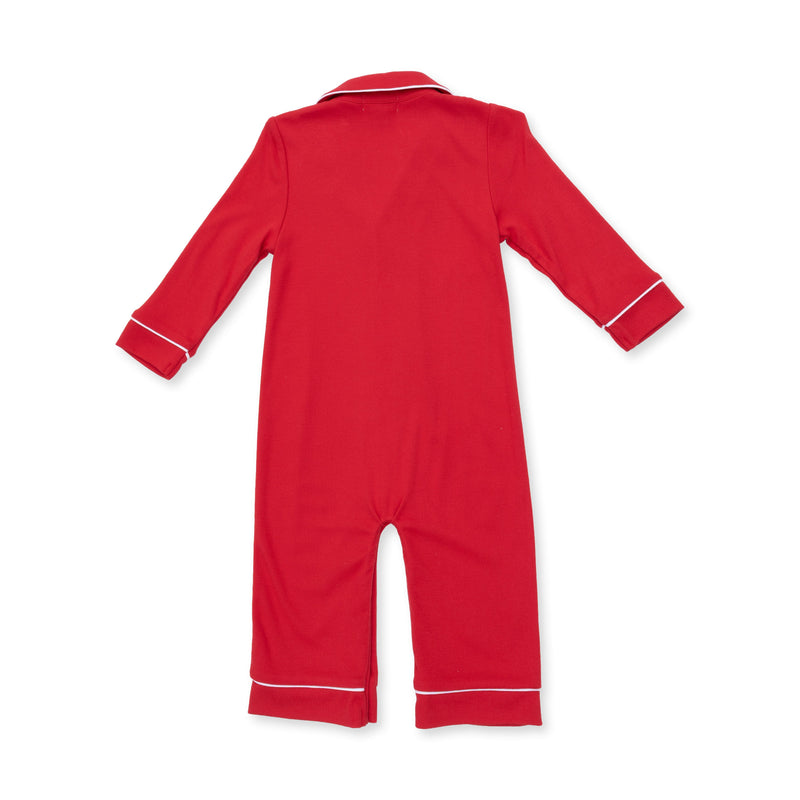 Back of the Angel Dear Ribbon Red coat style romper