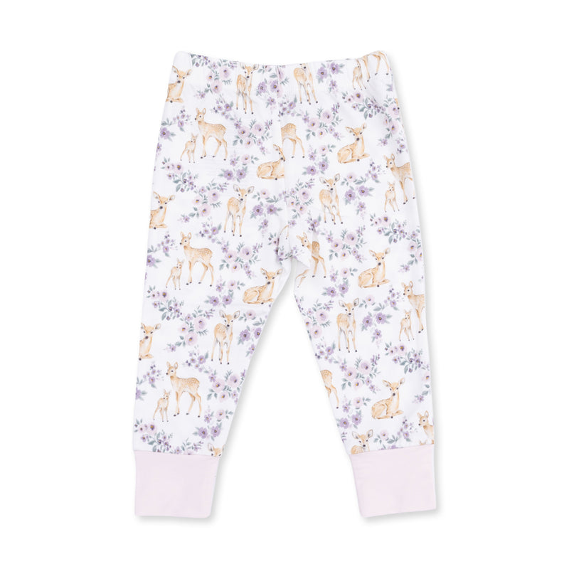 Angel Dear | Long Sleeve Loungewear Set | Floral Deer
