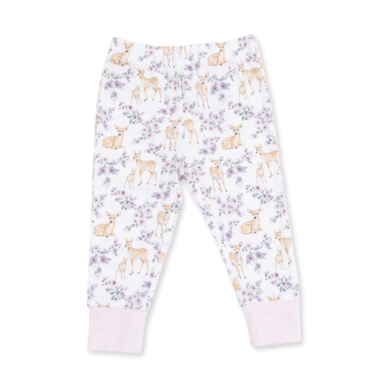 Angel Dear | Long Sleeve Loungewear Set | Floral Deer