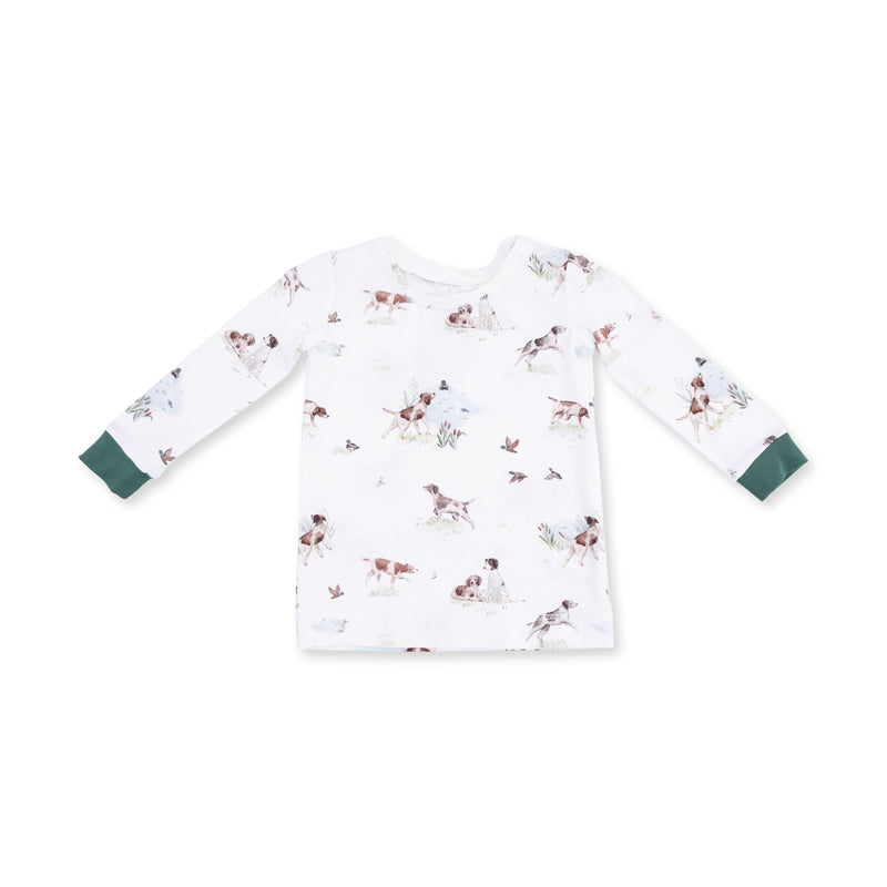 Angel Dear | Long Sleeve Loungewear Set | Pointer Pups and Duck Buddies