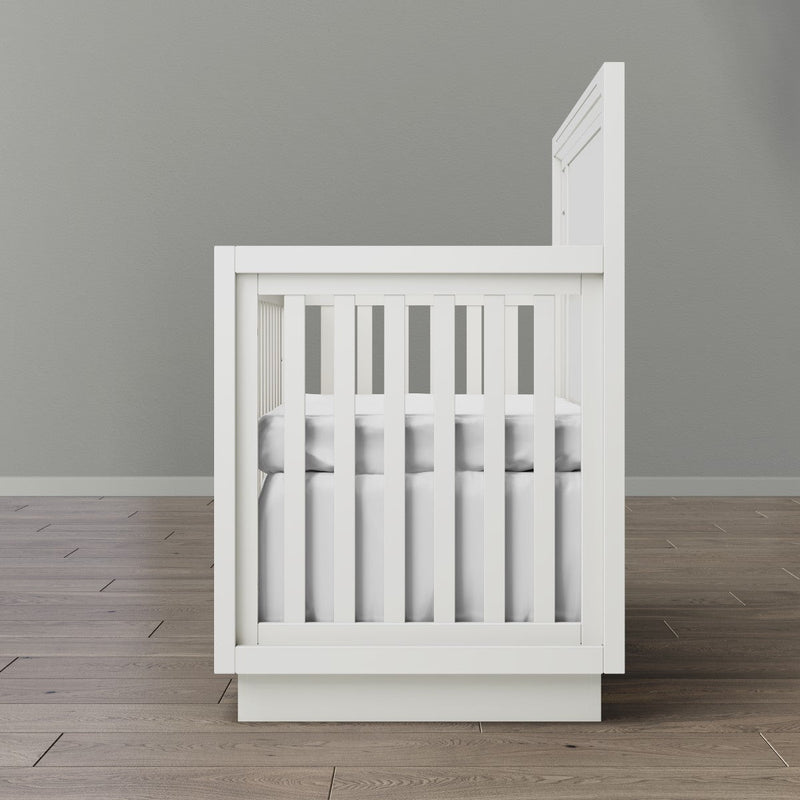 Romina Quadro l Convertible Baby Crib l Solid Wood Nursery Crib