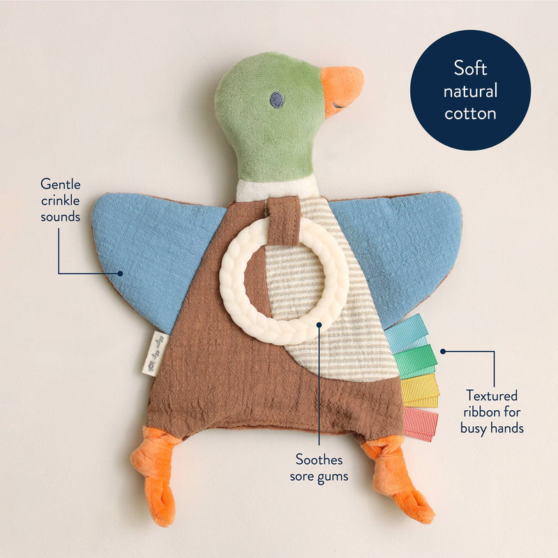 Itzy Ritzy | Bitzy Crinkle™ | Mallard Duck