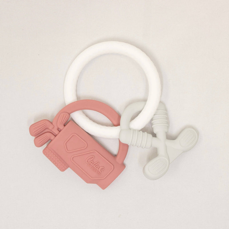 Calla & Friends | Tee Time Golf Silicone Teether