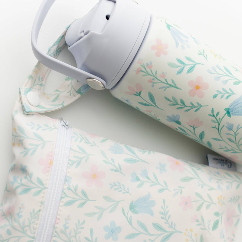 Calla & Friends | The Grayson Waterproof Long Sleeve Bib | Wildflower Dreams