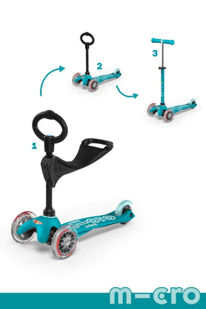 Micro Kickboard Mini 3 in 1 Deluxe Scooter