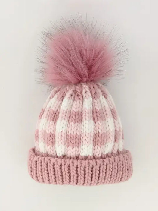 Huggalugs Beanie Hat | Rosy Pink