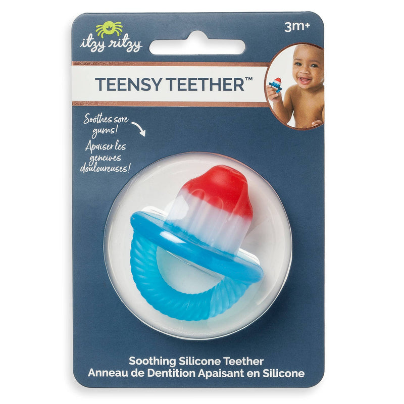 Itzy Ritzy | Teensy Teether™ Hero Pop Soothing Silicone Teether