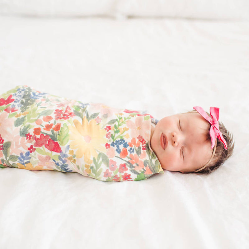 Copper Pearl | Knit Swaddle Blanket | Lark