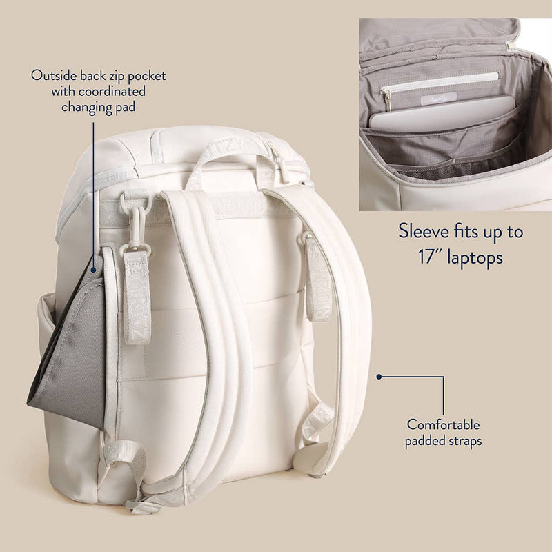 Itzy Ritzy | Belong Bucket Backpack™ Diaper Bag | Toast