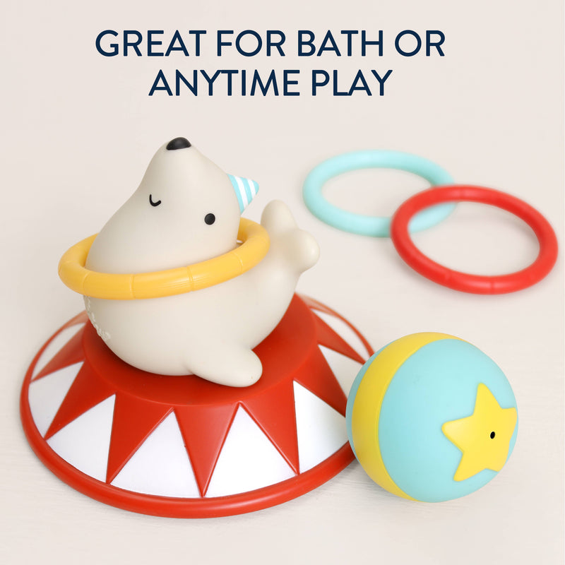 Itzy Ritzy | Itzy Ring Toss™ Bath Toy Set | Circus