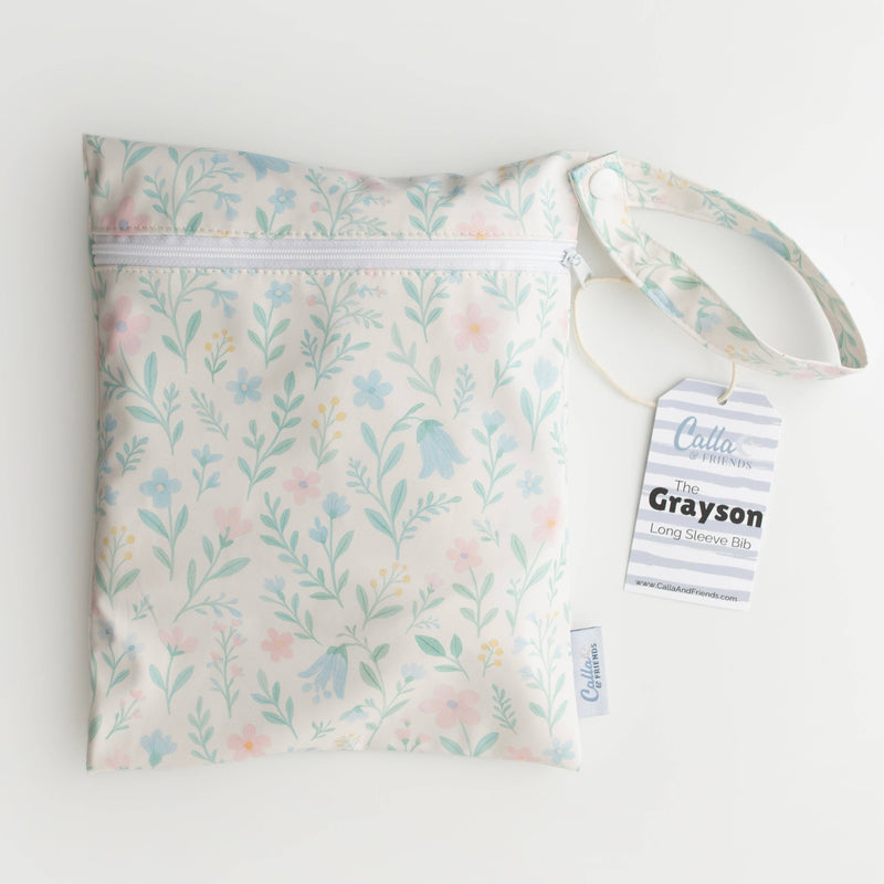 Calla & Friends | The Grayson Waterproof Long Sleeve Bib | Wildflower Dreams