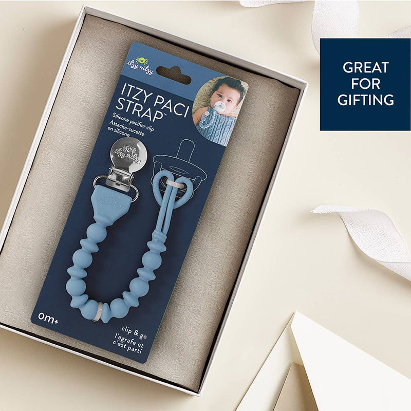 Itzy Ritzy | Itzy Paci Strap™ Silicone One-Piece Pacifier Clips