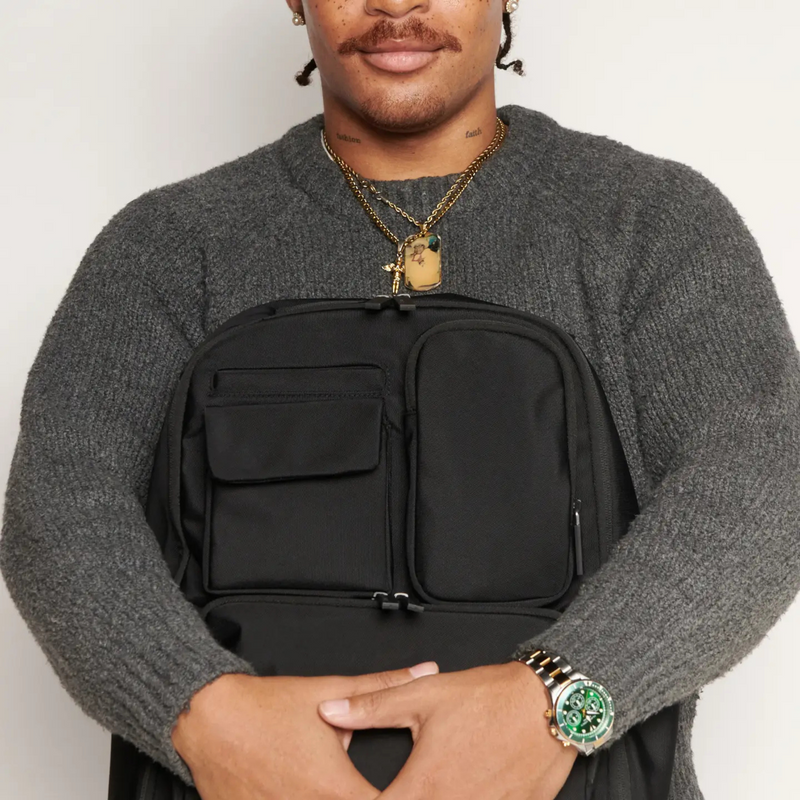 Itzy Ritzy | Belong Utility Backpack Diaper Bag | Black