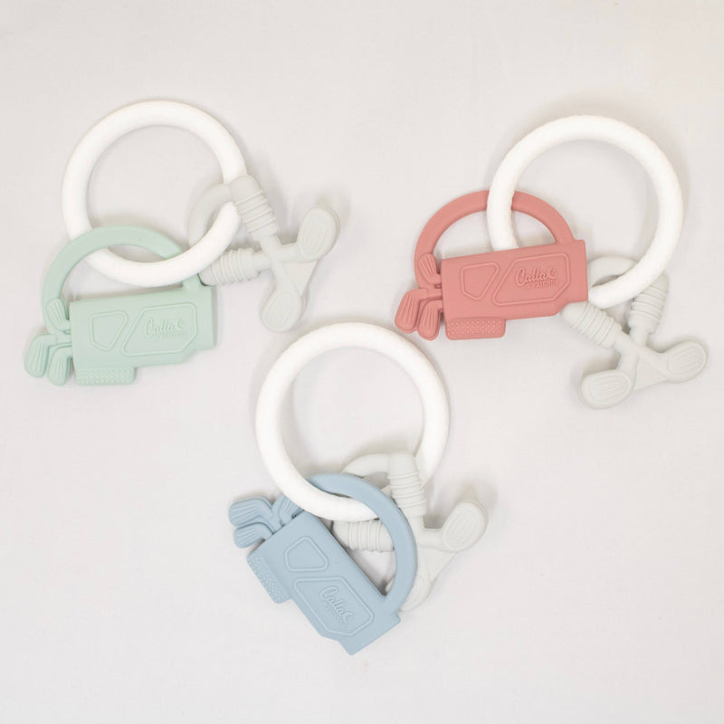 Calla & Friends | Tee Time Golf Silicone Teether