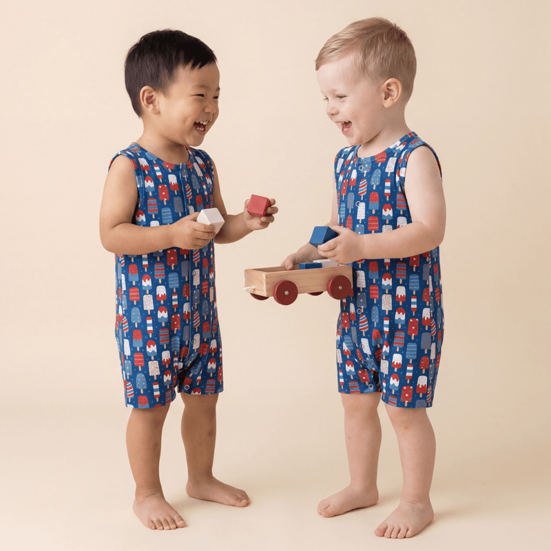 Sweet Bamboo | Tank Romper | Popsicles