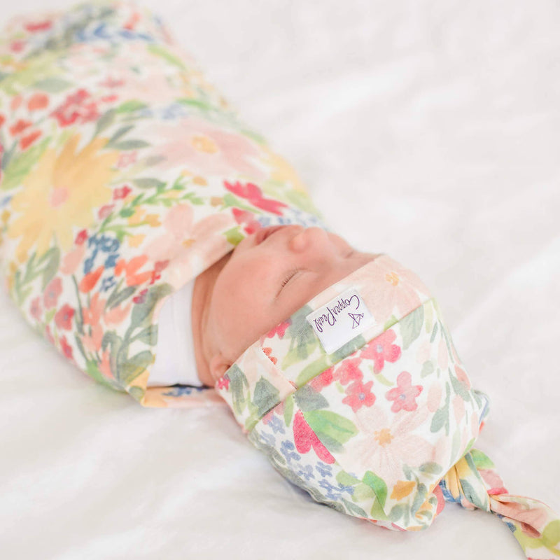 Copper Pearl | Knit Swaddle Blanket | Lark
