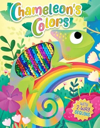 Little Hippo Books | Chameleon's Colors Sensory Book