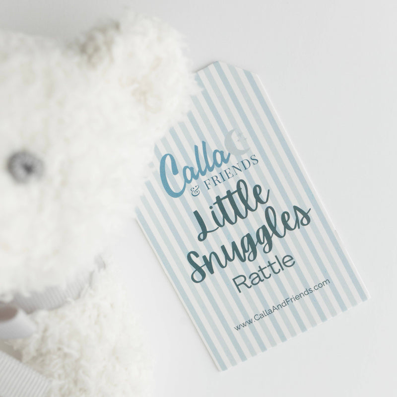 Calla & Friends | Little Snuggles Rattle | Bear