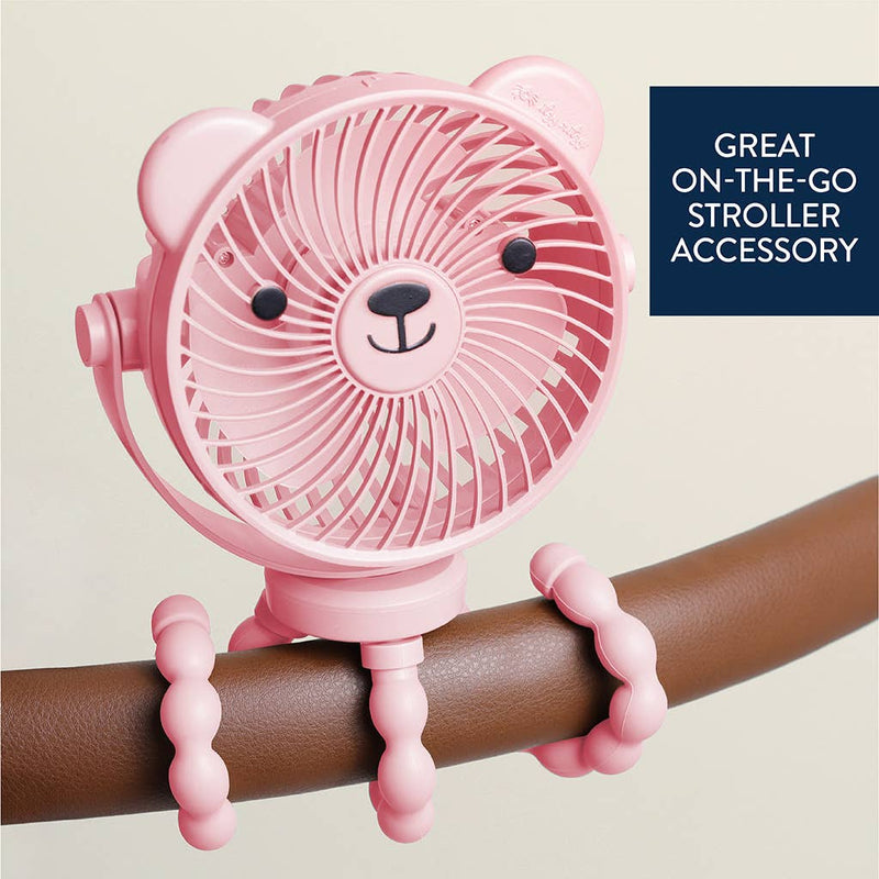 Itzy Ritzy | Itzy Breeze 3-Speed Stroller Fan™ | Pink