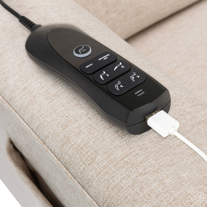 Namesake Willa Deluxe Power Recliner and Swivel Glider with Heat & Massage