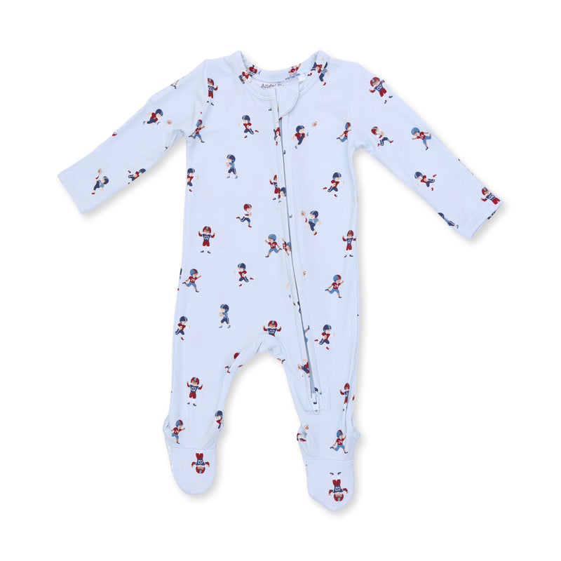 Angel Dear | 2 Way Zipper Footie | Tiny Footballers