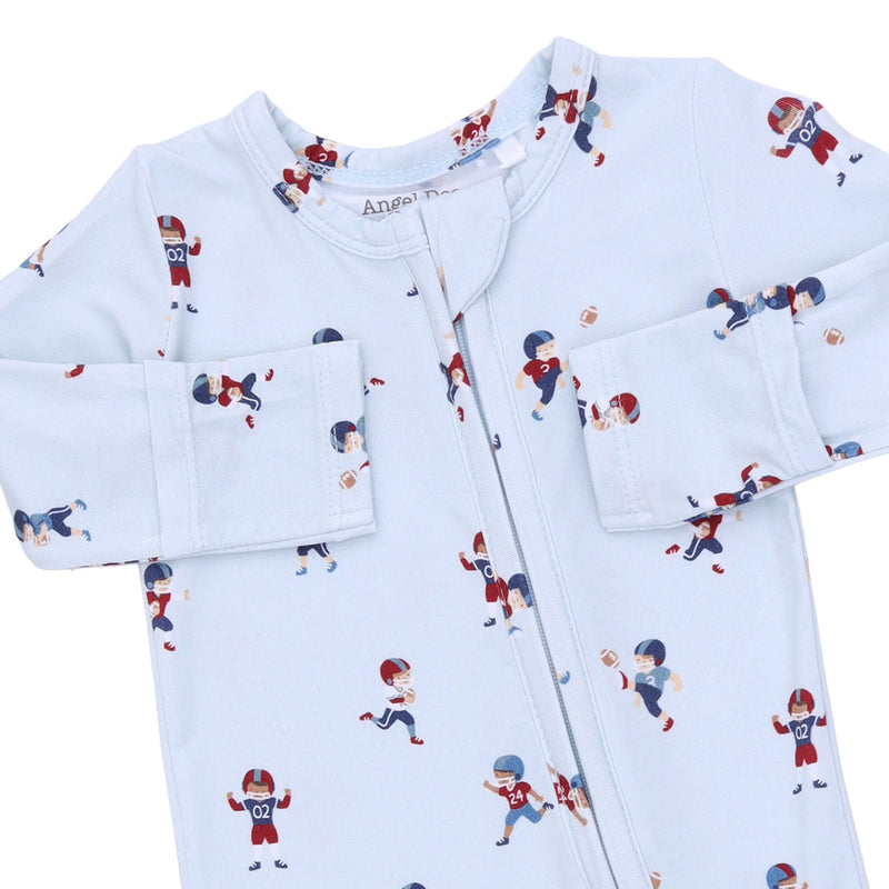 Angel Dear | 2 Way Zipper Footie | Tiny Footballers