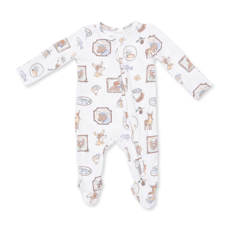 Angel Dear | 2 Way Zipper Footie | Woodson's Family Cabin
