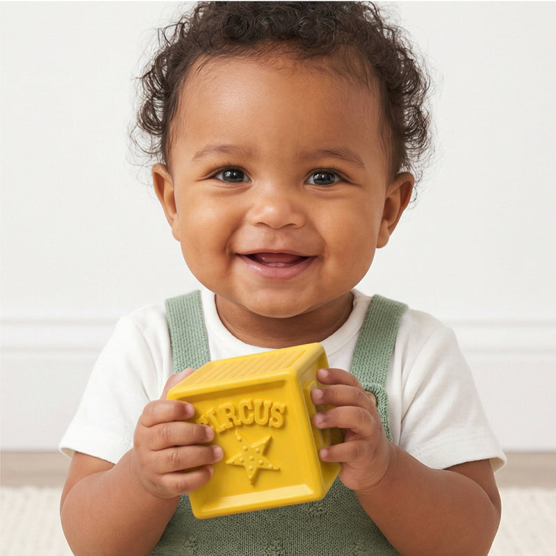 Itzy Ritzy | Itzy Blocks™ Sensory Blocks Set | Circus