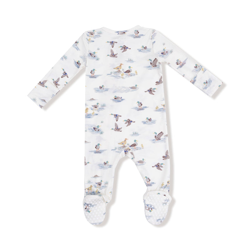 Angel Dear | 2 Way Zipper Footie | Migrating Mallards