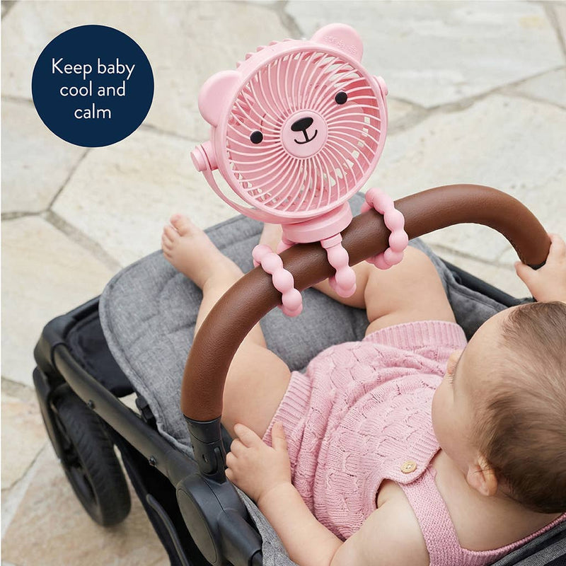 Itzy Ritzy | Itzy Breeze 3-Speed Stroller Fan™ | Pink