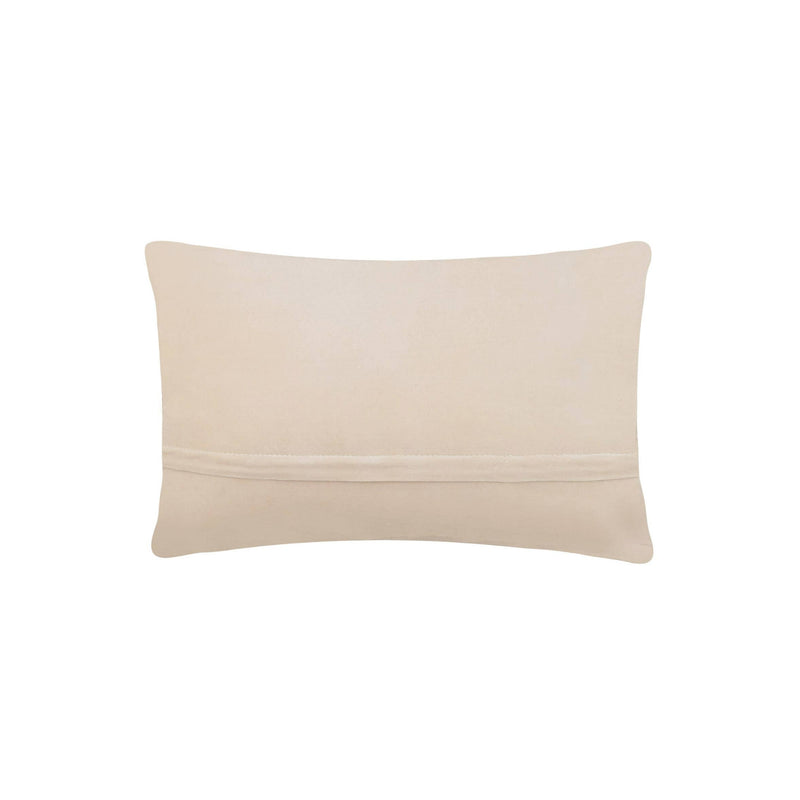 Beige pillow on a white background
