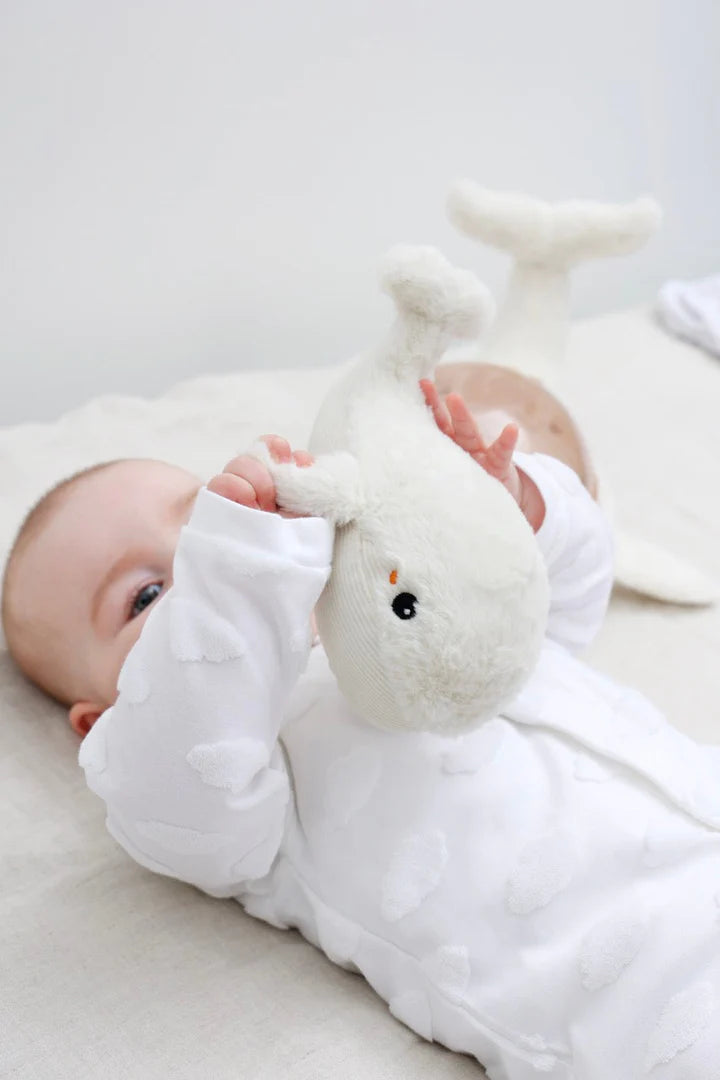 Cloud B | Tranquil Whale Family | White