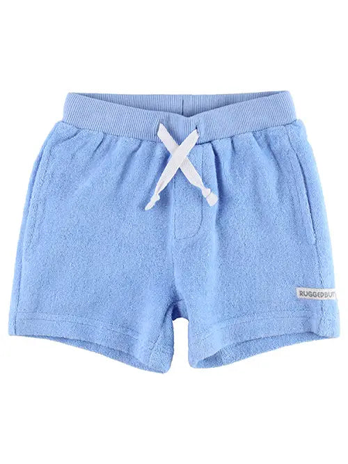 RuggedButts Terry Knit Casual Shorts | Cornflower Blue