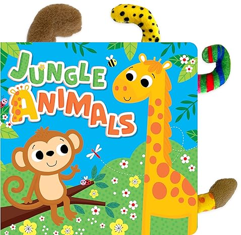 Little Hippo Books | Touch-A-Tail Jungle Animals