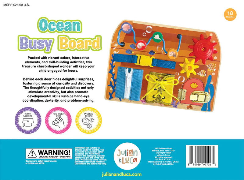 Little Hippo Books | Brilliant Baby Ocean Busy Board