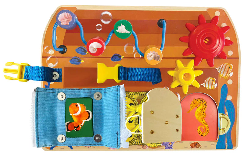 Little Hippo Books | Brilliant Baby Ocean Busy Board