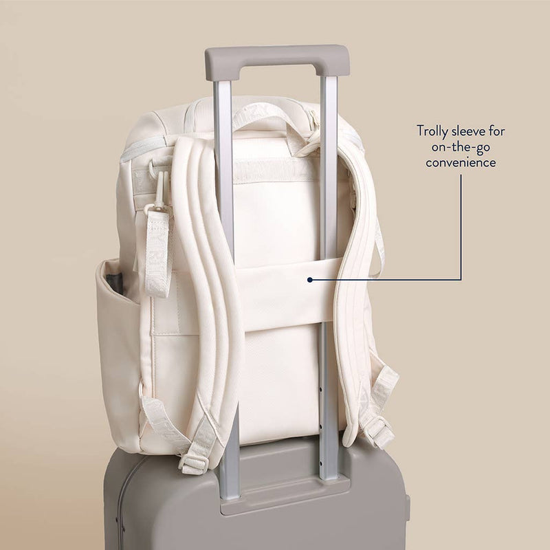 Itzy Ritzy | Belong Bucket Backpack™ Diaper Bag | Toast