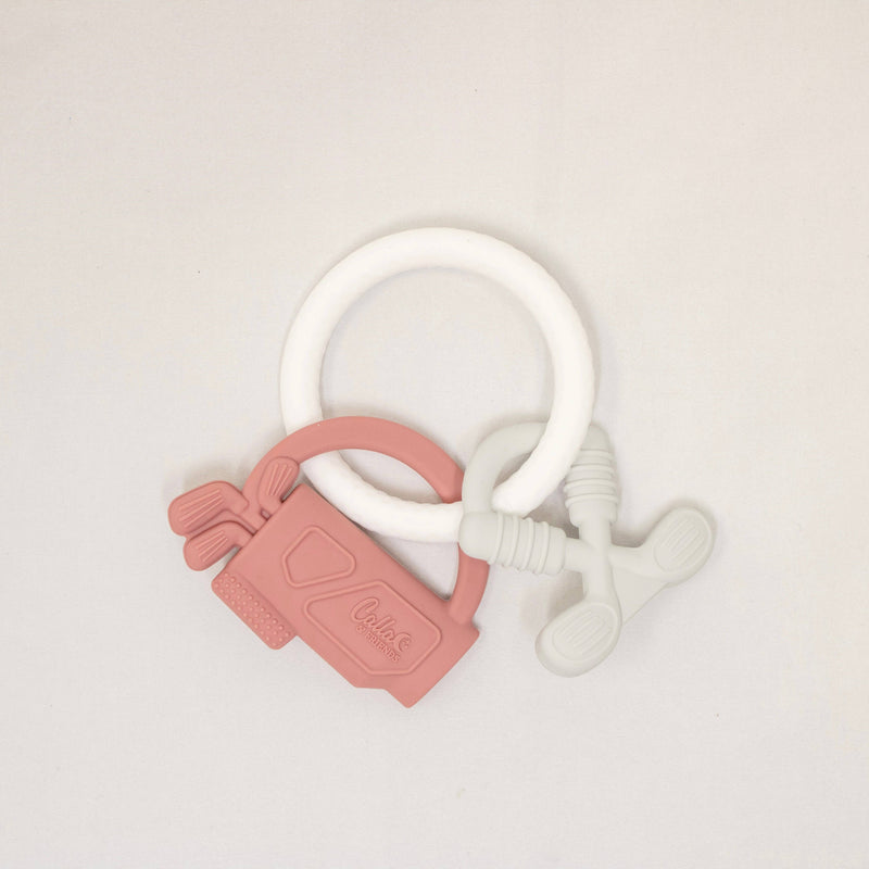 Calla & Friends | Tee Time Golf Silicone Teether
