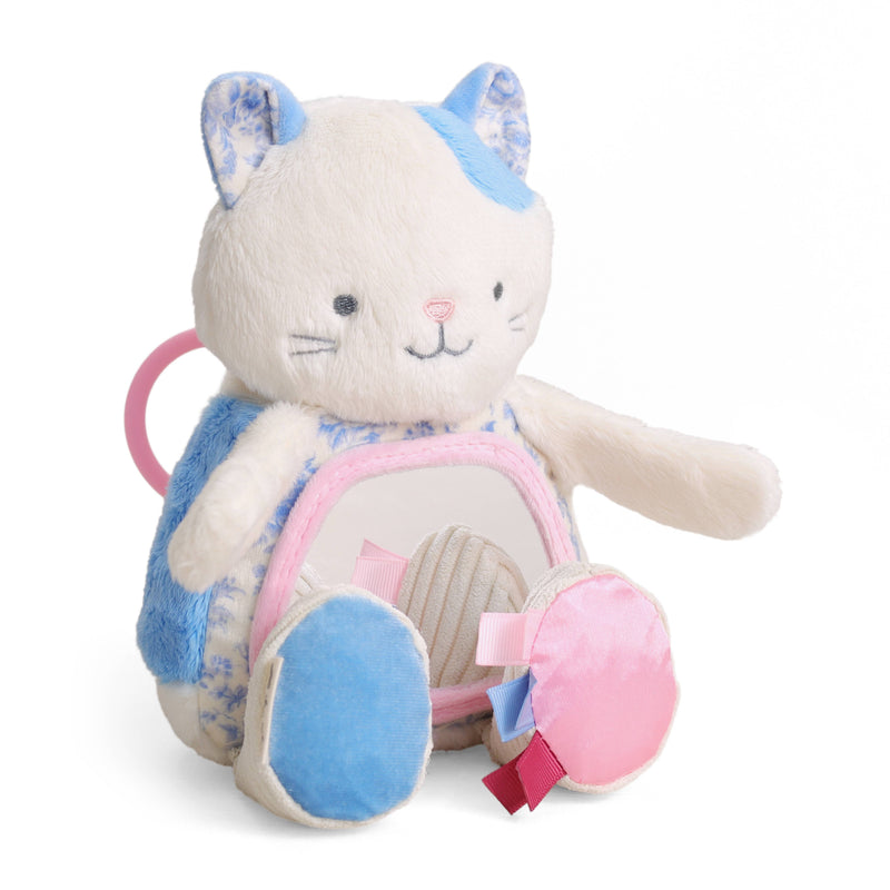 Itzy Ritzy |  Itzy Bitzy Mirror™ Sensory Tummy Time Mirror | Kitty
